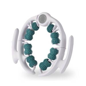 lot 9661 image: Qkiky Cellulite Massage Tool Lymphatic Drainage Massager for Thighs & Legs & Buttocks, Anti Cellulite Roller with Detachable Handles Fascia Massage Tool for Contoured & Smoother Skin, White-Green
