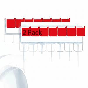 lot 10156 image: Toilet Seat Pee Guard (2 Pack) for Adult Men & Boys, PVC Splash Shield & Urine Deflector, Easy Installation, Clean & Potty Training Aid