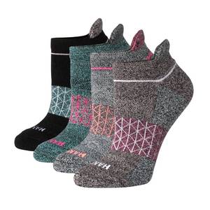 lot 10191 image: Hanes Womens Cushioned No Show Tab Socks, Absolute Active No Show Socks for Women, 4-Pairs