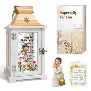 lot 11667 image: Homazing First Mothers Day Birthday Gifts for New Mom, Daughter, Daughter in Law - 1st Time Mothers Day Gifts Lantern - New Mom Gifts First Time Mother Presents