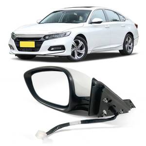 lot 11676 image: Lqito Left Driver Side Door Mirror For Honda Accord LX, Sport 2018-2022 �� Power �� Non-Heated No-Turn signal Match to Platinum White Pearl Replaces HO1320328 76258-TVA-A02 (3pin)