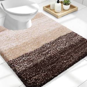 lot 12104 image: OLANLY Luxury Toilet Rugs U-Shaped 24x20, Soft Absorbent Microfiber Mat