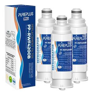 lot 12107 image: PUREPLUS DA97-17376B NSF 53&42 Certified Water Filter Replacement for Samsung HAF-QINEXP, DA97-08006C, RF28R7351SG, RF28R7201SR, RF28T5001SR, RF24R7201SR, RS27T5200SR, Refrigerator Water Filter