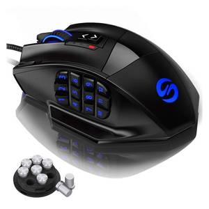 lot 12123 image: UtechSmart Venus Gaming Mouse RGB Wired, 16400 DPI High Precision Laser Programmable MMO Computer Gaming Mice IGNs Recommendation