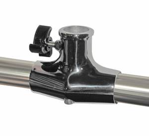 lot 12155 image: Taylor Made 973 Flagpole Socket Rail Mount Stainless Steel for 78- 1 Rails