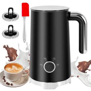 lot 12174 image: Milk Frother, Electric Milk Frother and Steamer 400W, Automatic Warm and Cold Foam Maker and Milk Warmer 4 in 1 with 2 Whisk for Latte, Cappuccino, Macchiato, Hot Chocolate Coffee