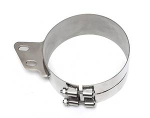 lot 12175 image: Stainless Steel Exhaust Mount Clamps, 6 inch, 7 inch, 8 inch (6 inch)