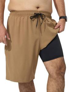 lot 12183 image: Arcweg Big and Tall Swim Trunks for Men Plus Size Swim Board Shorts Green 6XL