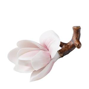 lot 12190 image: 1 Piece Ceramic Calligraphy Brush Rest Writing Brushes Support Painting Brush Rest Stand Flower Shaped Incense Stick Holder for Painting and Calligraphys Beginners and Enthusiasts, Pink White