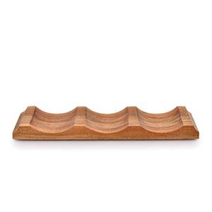 lot 12193 image: EDHAS Tabletop Wine Racks Acacia Wood Countertop Cabinet Wine Holder Wine Storage Shelf for Kitchen Bar, Pantry, Wine Cellar, Basement (12 X 4 X 1)