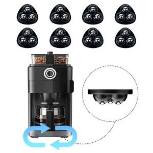 lot 12198 image: Self Adhesive Appliance Sliders 8 Pack Kitchen & Furniture Rollers