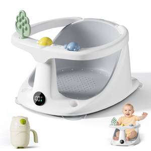 lot 13322 image: DZMDIP Baby Bath Seat,Bath Seats for Babies Sitting Up with Rinse Cup