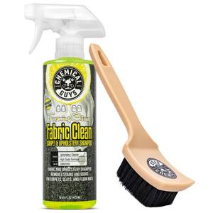 lot 14009 image: Chemical Guys, Citrus Fabric & Carpet Cleaner Spray with Brush Kit, 16 oz