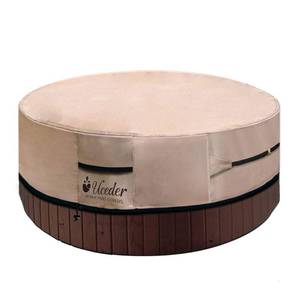 lot 14045 image: UCEDER Round Hot Tub Cover Outdoor Waterproof Spa Cover Cap(83x 20)