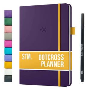 lot 14048 image: Daily Planner 2026 (Undated)  B5 Dotcross  Your All in One Day Organizer, At A Glance Weekly Agenda, Yearly Calendar Book  Planners for Personal, Professional, Academic & Work Goals and Schedule