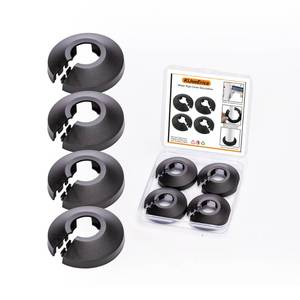 lot 14068 image: Fit 12 Inch Flange Water Pipe Cover Decoration 16mm Plastic PP escutcheon