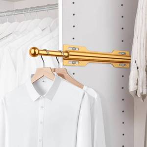 lot 14131 image: FIRJOY 12 Valet Rod for Closet Pull Out (1 Pack, Orange)