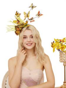 lot 14465 image: Gionforsy Butterfly Fascinator Headband Tea Party Fascinator Headpiece