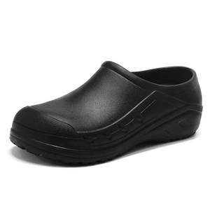 lot 14474 image: TEYTAP Chef Shoes Men Women Non Slip Work Shoes Water Proof Slip Resistant Clogs for Nursing Kitchen Restaurant Food Service Black