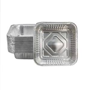 lot 14489 image: Non-Stick Disposable Air Fryer Aluminum Foil Liners Square 50PCS, Oil-Proof Aluminum Foil Tin Box Also for Steamer Basket Instant Pot Oven & Grill (9  9 Inch-Square)