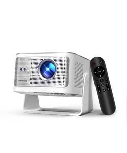 lot 19720 image: Smart Projector with 4K 8K Support, Mini Projector with Wifi6 and Bluetooth5.4, 600 ANSI, Auto Focus & Obstacle Avoidance 1080P Portable Movie Proyector for Home Outdoor, Magcubic HY350Max
