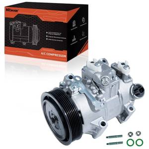 lot 19738 image: AC compressor Air Conditioning Compressor & AC Clutch Compatible with Toyota Corolla 2009-2010, Matrix 2009-2012, Scion xD 2008-2014 1.8L