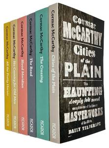 lot 20088 image: Cormac McCarthy Collection 3 Books Set (The Road, Blood Meridian, No Country for Old Men)