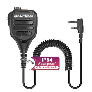 lot 20094 image: BAOFENG Microphone Handheld Heavy Speaker BF-850 Ham Radio Mic IP54 Waterproof Volume Adjustable Speaker Mic for UV-5R BF-F8HP PRO AR-5RM UV-21R for Kenwood Retevis Walkie Talkies (Black