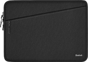 lot 20144 image: Laptop Case 14 inch, Traveling Water Resistant Laptop Sleeve with Pocket, Shockproof Protective Carrying Notebook Cover Bag Compatible for 14 Inch MacBook AirPro, HP, Lenovo, Dell, ASUS, Acer, Black