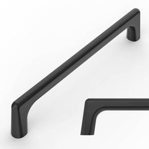 lot 20156 image: Amerdeco 10 Pack Matte Black Cabinet Pulls 5 Inch(128MM) Hole Centers Kitchen Cabinet Handles Hardware Kitchen Handles for Cabinets Cupboard Handles Drawer Pulls ZH0041