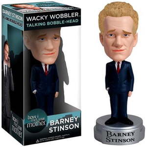 lot 20171 image: Funko How I Met Your Mother Wacky Wobbler Barney Stinson Bobble Head