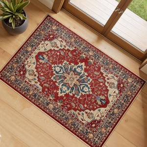 lot 20177 image: RELEANY Washable Area Rug, Small 2x3, RedBlue