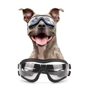 lot 20180 image: PETLESO Dog Goggles Large Breed, Large Dog Sunglasses Eye Protection for Dogs Windproof Goggles for Medium Large Dog Riding Biking Driving, Clear Large