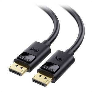 lot 20186 image: Cable Matters 4K DisplayPort to DisplayPort Cable, DP Cable, Black, 6ft