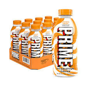 lot 1220 image: Prime Orange Swirl Hydration Drink 12 Pack