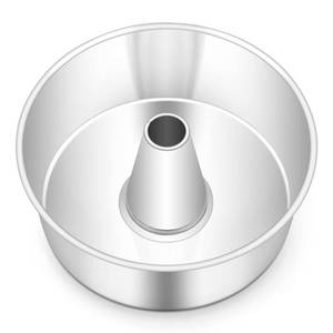 lot 1287 image: TeamFar 10inch Angel Food Cake Pan, Stainless Steel Cake Pan with Tube