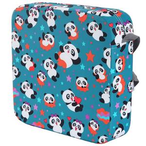 lot 1296 image: Zicac Portable Seat Cushion Washable with Non-Slip Bottom, Detachable Strong Support Cushion for Toddler Kids Baby Infant (Cyan Panda)
