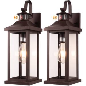 lot 1310 image: Roravilila Bronze Outdoor Light Fixtures Motion Sensor Dusk to Dawn 18