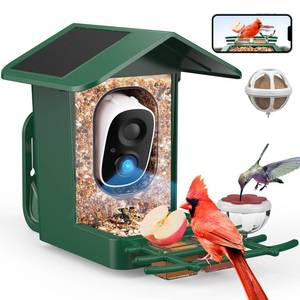 lot 1314 image: PeckCam� Bird Feeder with Camera Solar Powered 2K Live Video Auto Capture