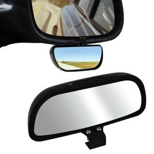 lot 2070 image: Rebvugr Car Blind Spot Mirror, Side Mirror Blind Spot, 360 Degree Adjustable Wide Angle Side Rear View Mirrors, Rectangular HD Glass Convex Rear View Accessories Fit for SUVs Sedans Trucks (Black)