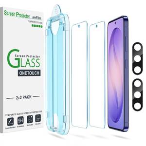 lot 2104 image: amFilm OneTouch for Samsung Galaxy S26 Ultra Screen Protector TemperedGlass