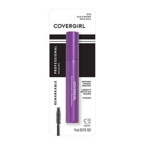 lot 2112 image: COVERGIRL Professional Remarkable Waterproof Mascara Black Brown 210, 0.3 Ounce (packaging may vary)