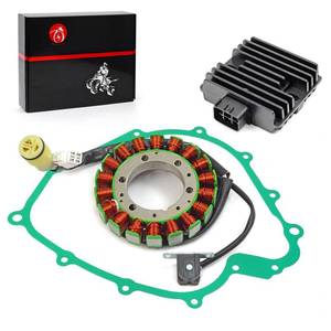 lot 3218 image: Stator & Regulator Rectifier Gasket Compatible with Yamaha Grizzly 660 YFM 660 Rhino 660 YXR660 2002-2008 5KM-81410-01-00 5BN-81960-00-00