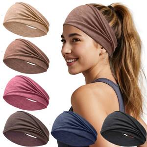 lot 4319 image: IMYORT 6 Pack Headbands for Women - Wide Hair Bands for Sports & Daily Use