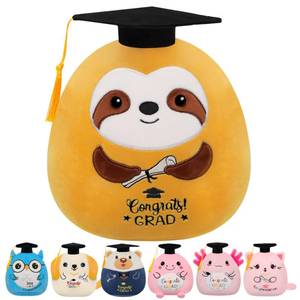 lot 4336 image: Graduation Plush Sloth Stuffed Animal - 2026 Graduation Sloth Plush with Cap Congrats Grad Plush Toy for Preschool Kindergarten School College Graduation Gift for Kids Student Teen Boys Girls 9 Inch