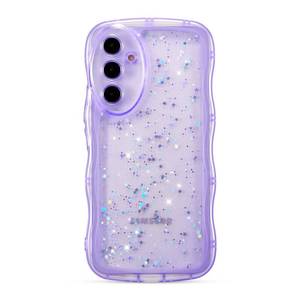 lot 4380 image: ZTOFERA for Samsung Galaxy A35 5G 6.6 Case with Curly Wave,Purple