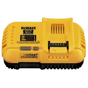 lot 4392 image: DEWALT 20V MAXFLEXVOLT Lithium-Ion, Fan Cooled Rapid Battery Charger (DCB118)
