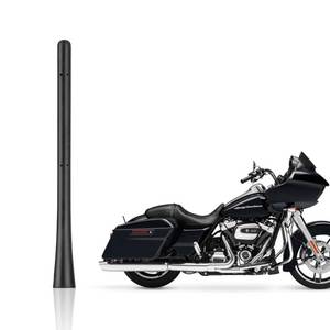 lot 6415 image: Tectary Short Antenna for Harley Davidson Motorcycles Electra Street Road Glide Ultra Limited Tour Pack Accessories 1989-2026, 7 Rubber Antenna Replacement for FMAM Reception