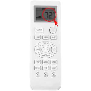 lot 6424 image: Replacement Remote Control for GE AC Air Conditioner Remote Control WJ26X22901 AHD06LZQ1 AHD08LZQ1 ESAQ406P ESAQ406T ESAQ408P ESAQ406TZ AHD06LX AHD08LX PHC06 PHC08 PHC06LY PHC08LY AHD06LXW1 AHD08LXW1
