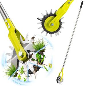 lot 8266 image: G GREENLY-AG 58-Inch Manual Edger Lawn Tool, Wheel Rotary Edger
